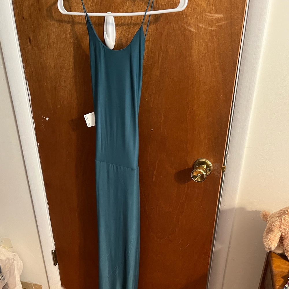 NWT Love X Design Maxi criss cross back dress